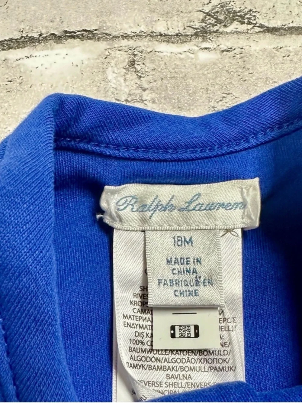 Polo Ralph Lauren Baby Reversible Cardigan 18M Blue Stripe Snap Jacket